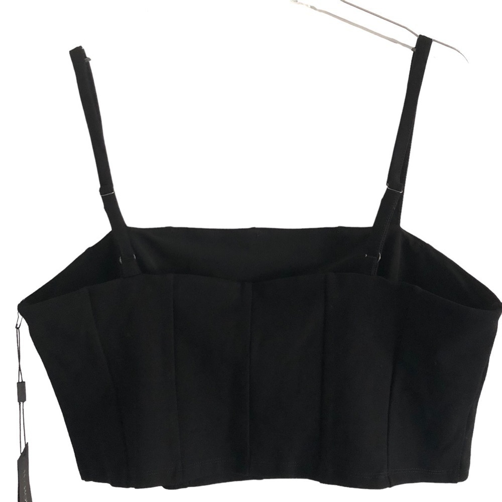 11 Honore Shayla Black Corset Crop Top Size 2x Nwt — image 5 of 8